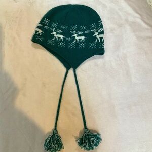 Land’s End Canvas Reindeer Winter Hat